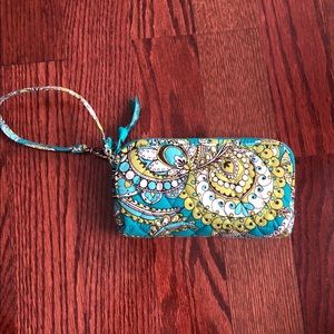 Vera Bradley Wristlet- Peacock
